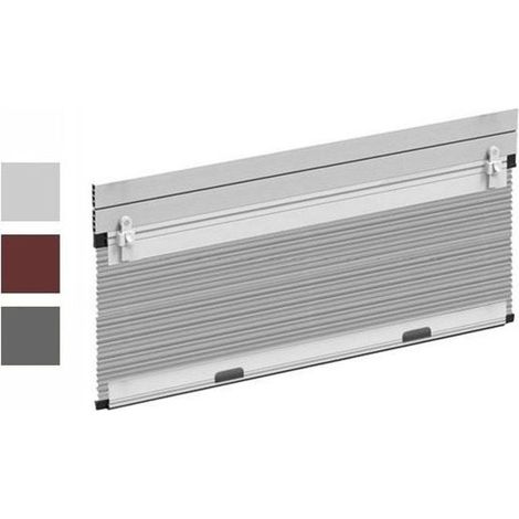HU-Firma 0075923 Zanzariera Plissettata Alluminio Tapparella Up 130x160 cm Fissaggio Rapido Guide 14 20 mm colore Marrone (1/5)