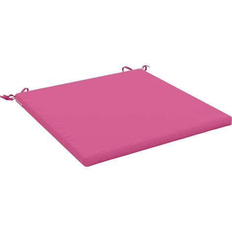 1-Piece Seat Cushion SOEST 100% Polyester Pink 70 x 70 x 3 cm vidaXL (1/5)