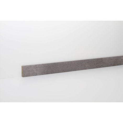 Classen Clip-Fußleiste 240 cm 58 x 19 mm Zementestrich Taupe Sockelleiste