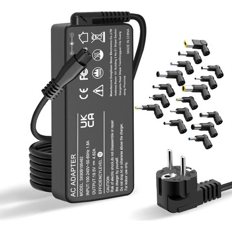 90W 16 Embouts (Non USB C) Chargeur Universel pour Ordinateur Portable Cordon d'alimentation pour Notebook (1/5)