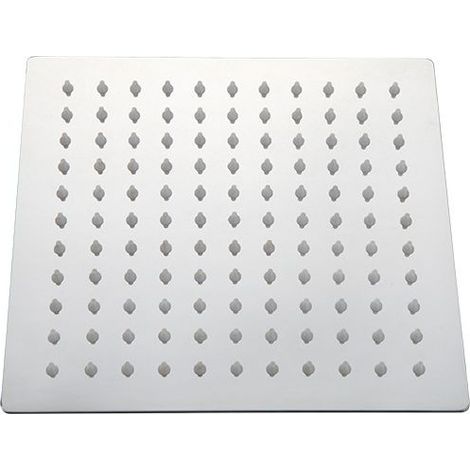 Square Shower Head, Steel Shower Head, Chrome Finish, 30 x 30 cm (1/5)