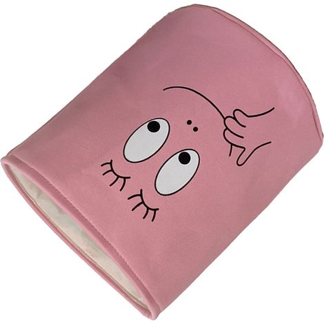 Zusammenklappbarer, wasserdichter Aufbewahrungskorb aus Stoff mit Cartoon-Motiv, ideal als Spielzeug- und Wäschekorb für Spielzimmer und Schlafzimmer, rosa, dreilagig, verstärkt, 35 x 40 cm / 13,8 x 1 (1/5)