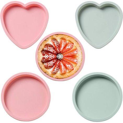 Moule à pain et à gâteau en silicone, 15 cm (6 pouces), revêtement antiadhésif, pour four, pâtisserie et cuisine maison.-AquaForge (1/5)