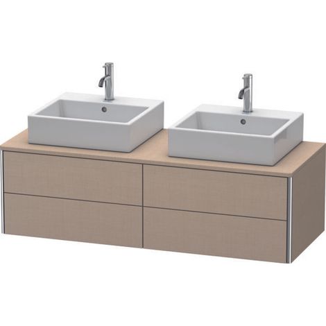 Meuble sous-lavabo Duravit XSquare 140,0 x 54,8 cm, 4 tiroirs, (1/2)
