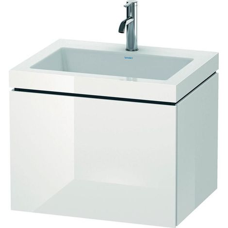 Duravit L-Cube c-bonded Set wandhängend, 1 Auszug, ohne Überlauf, (1/5)