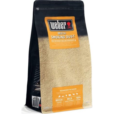Weber Räuchermehl Buche für Kalträucherschnecke 500g