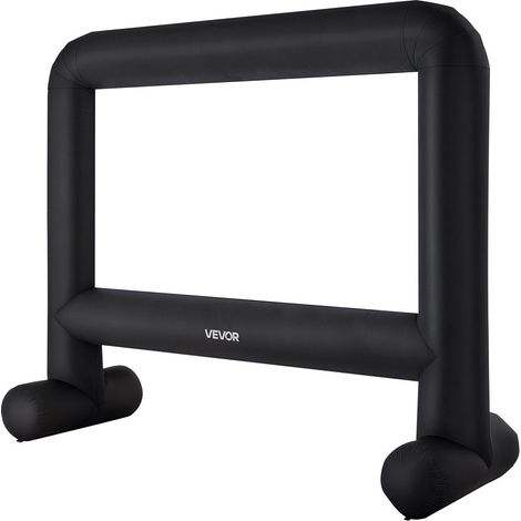 Écran de projection gonflable de 4,88 m (16 pi), lavable, en tissu 600D, avec sac de rangement portable. Format 16:9, installation facile pour projection de films en extérieur (jardin, home cinéma, so (1/5)