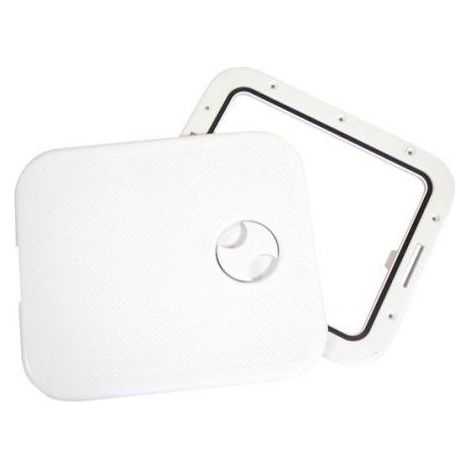 Trappe de visite détachable 250 x 300 mm – Plastique résistant aux UV – Surface antidérapante – Accès facile pour câbles et réservoirs (1/4)