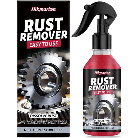 Rostentferner-Spray für Metall, Rostentfernung, Fleckenentfernung, Polieren und Rostreinigung und -pflege für Autoteile – 100 ml -- BIEMMEDUE (1/5)