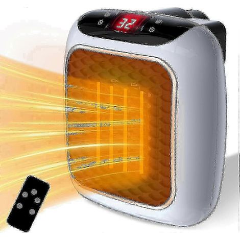 Nouveau radiateur soufflant en céramique PTC 800 W avec 2 modes, modèle 2025, radiateur d'appoint à brancher pour la maison (1/4)
