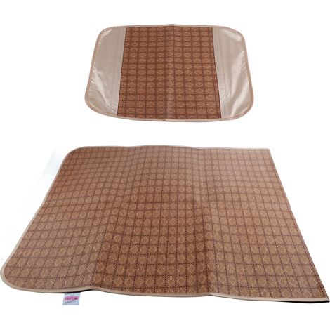 Drap-housse en rotin grille rafraîchissant, housse de couette été 80x195cm + taie d'oreiller 1 pièce, literie textile maison.