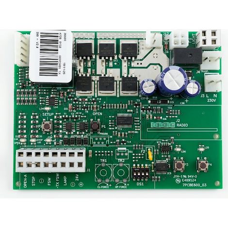 FAAC E600 2024015 Scheda Centrale Quadro Elettronica Per D600 Ricambio 24v DOLPHIN 600