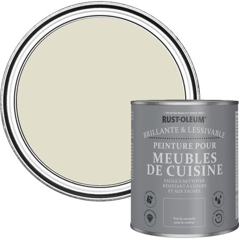 Peinture Beige pour Meubles de Cuisine, Finition Brillante - Avoine 750ml (1/5)