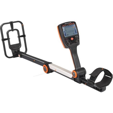 Détecteur de métaux Pliable Détecteur de Chasse au trésor de Mine d'or Identifiez la Cible Curseur d'identification Écran LCD (1/4)