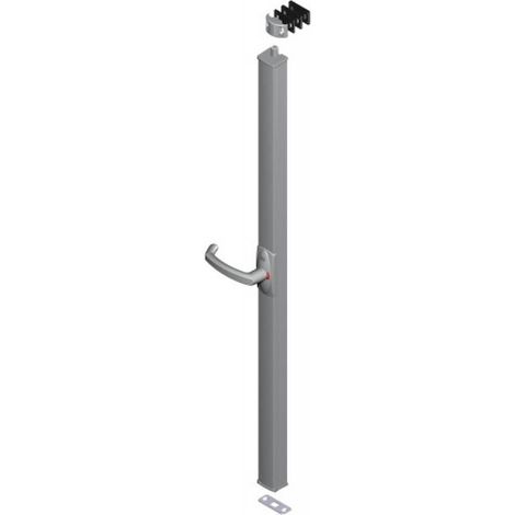 Crémone pompier 8510 à poignée rotative - blanc RAL 9010 - réversible - LA CROISEE DS