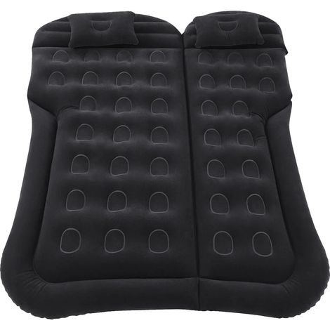 Matelas de voiture gonflable, fonction de sécurité pour enfants, design confortable, Style 3 Noir (1/2)