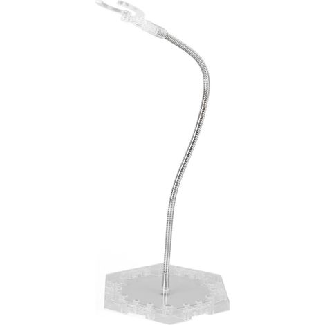 Support pour figurine articulée en acier inoxydable ABS, stable et transparent, pour poupée de 15 cm. (1/5)