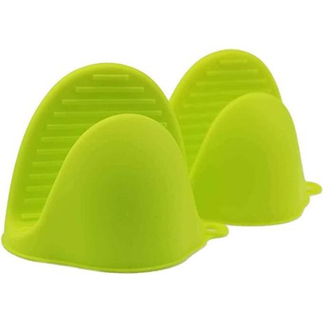 (vert, 2pcs/set)mitaines De Four En Silicone Pour Une Utilisation Instantane Dans La Marmite Ou La Cuisine Comme Maniques Ou Porte-gteaux Les Mita (1/5)