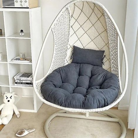 Coussin pour hamac de balcon, bureau, jardin, fauteuil à bascule, chaises en rotin, coussins pour balancelle et panier suspendu (1/5)