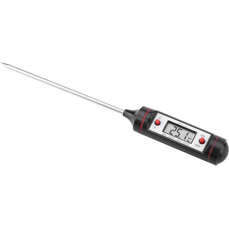 Thermomètre Électronique, Thermomètre à Viande Thermomètre de Cuisine à Lecture Instantanée WT-1 Sonde Thermomètre Numérique pour Cuisine Barbecue Alimentaire Jauge de Température de Viande Testeur (1/5)