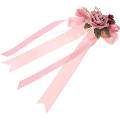 Décoration Fleur Fausse Rétro pour Voiture de Mariage Accessoire et (1/5)