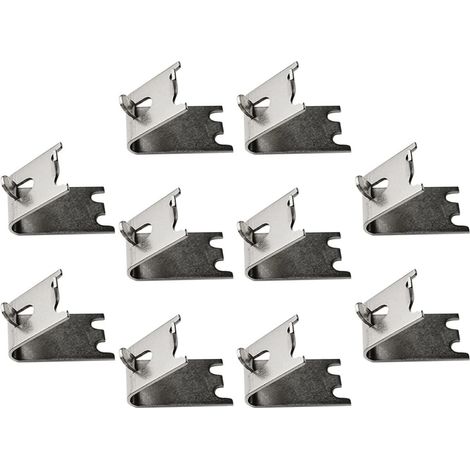 Supports d'étagères MARMERDO en acier inoxydable pour réfrigérateur et congélateur verticaux, 10 (1/5)