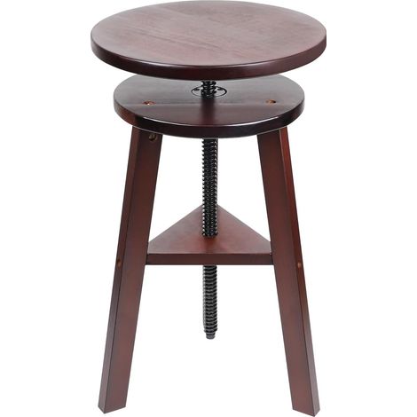 Tabouret à Peindre Rond en Bois, 48-65cm H Tabouret Réglable en Hauteur, Tabourets de Peinture, Tabouret d'artiste en Bois pour Dessin, Tabourets de Peinture pour Artistes, Tabouret d’Atelier (1/5)