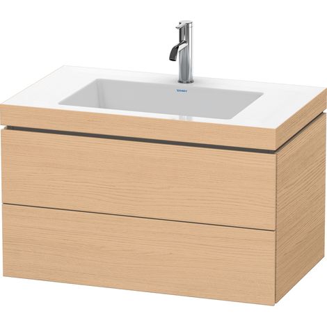 Duravit L-Cube conjunto en c suspendido, 2 cajones, sin