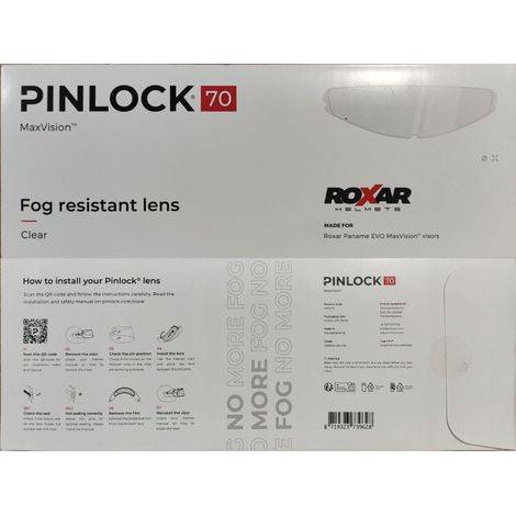 Pinlock für Paname Evo ROXAR Helm (DKS279 Klar 70)