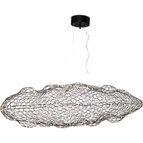 Suspension ajourée Hayden noir/or 115cm LED20W ByRydens (1/5)