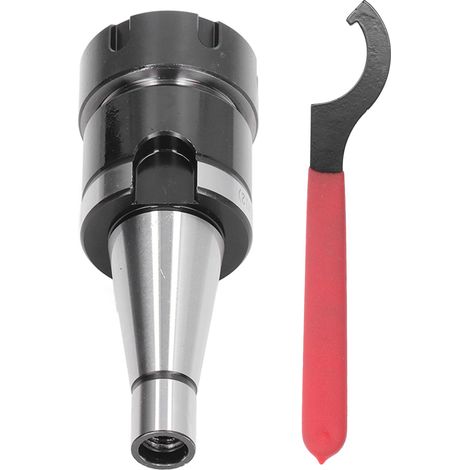 Porte-outil NT30 ER32 pour fraiseuse CNC, avec clé et filetage M12 (1/5)