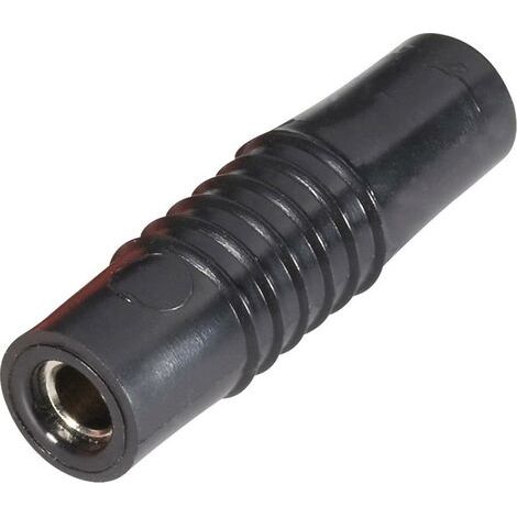 Fiche banane femelle Ø de la broche: 4 mm Schnepp KP 4000 L sw noir 1 pc(s) (1/3)