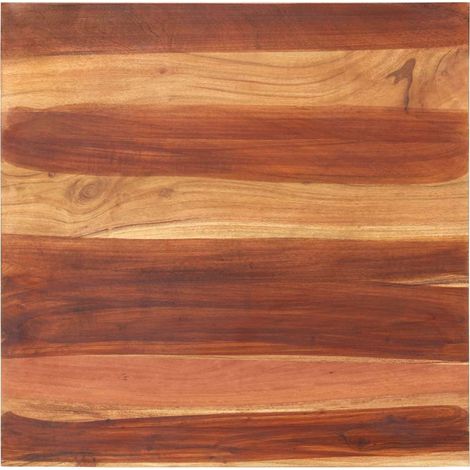 Dessus de table bois massif d'acacia 15-16 mm 70x70 cm (1/5)