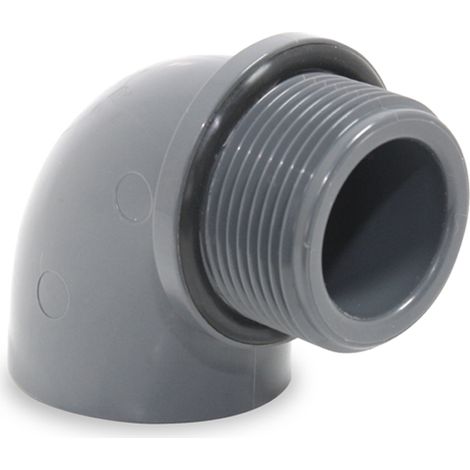 CODO 90º PVC PRESION ENCOLAR R/M 50-11/2 s/teflon