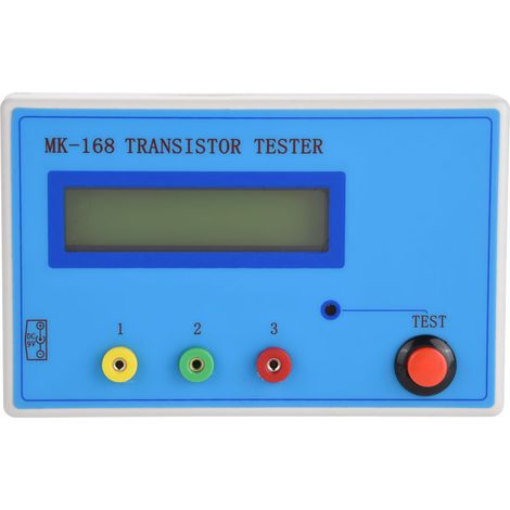 Testeur de composants électroniques MK-168 pour transistors, diodes, triodes, condensateurs, résistances, ESR, RLC, LCR, NPN, PNP, MOS (1/5)