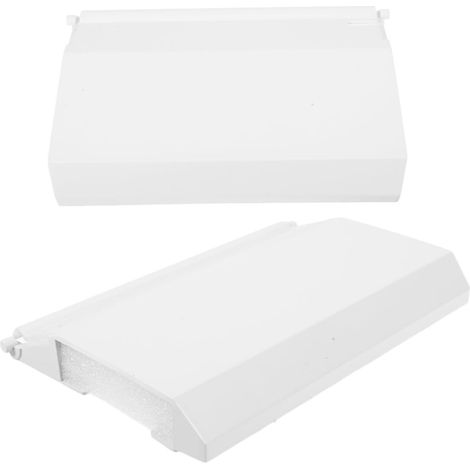 Lot de 2 pièces de rechange en plastique pour porte de skimmer de piscine en PVC éponge blanche (1/5)