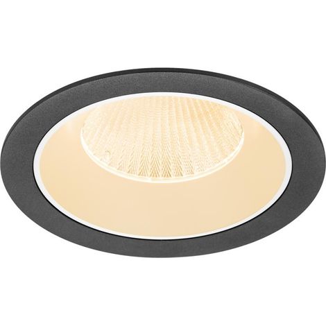Encastré downlight NUMINOS® XL intérieur 2700 K 20° IP20 rond noir /blanc - SLV - 1009919