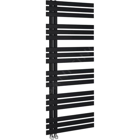 Sapho Silvana - Sèche-serviettes 150x60 cm, noir mat IR156B (1/5)