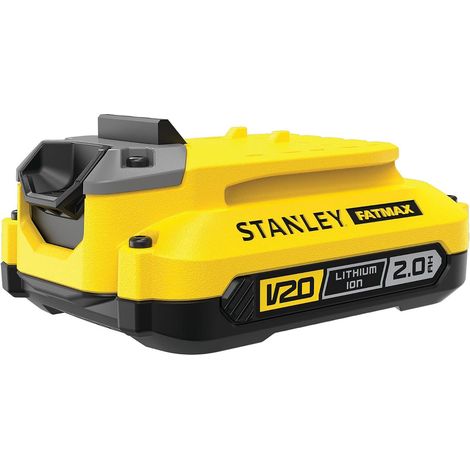Batterie Lithium Ion 18V 2Ah Compatible avec la Gamme FATMAX V20 Robuste et Ergonomique avec Technologie Améliorée SFMCB202-XJ (1/5)