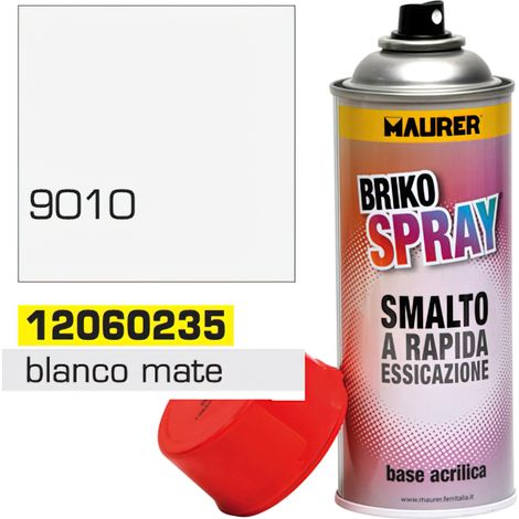 Peinture en aérosol Blanc Mat 400 ml.