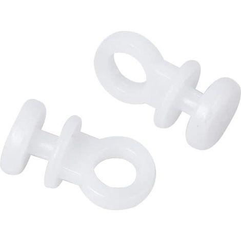 Glissières, enrouleurs, coulisses, 100 pièces, crochets, anneaux et accessoires pour rideaux (1/5)