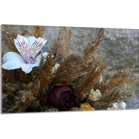 Lastra protettiva in vetro per stufa 80x52 Orchidea (1/5)