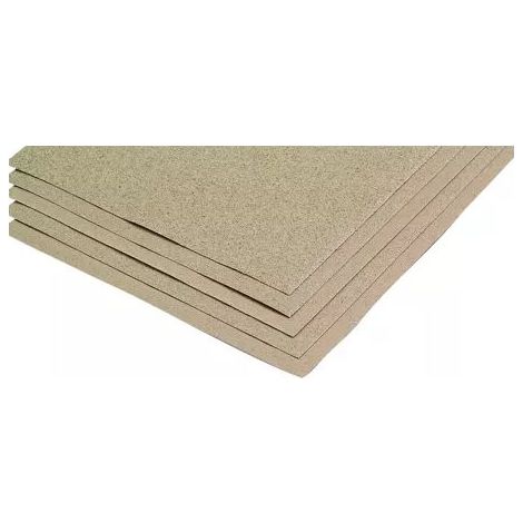 5 Blatt Sandpapier - mittlere Körnung 80