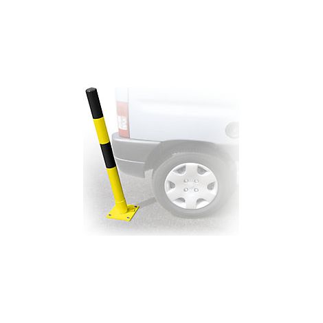 kaiserkraft 517290 Absperrpfosten aus Stahlrohr flexibel (1/2)