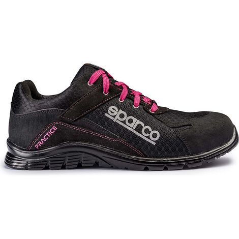 Chaussures de sécurité SPARCO PRACTICE JODY ESD S1P SRC (noir/fuchsia)