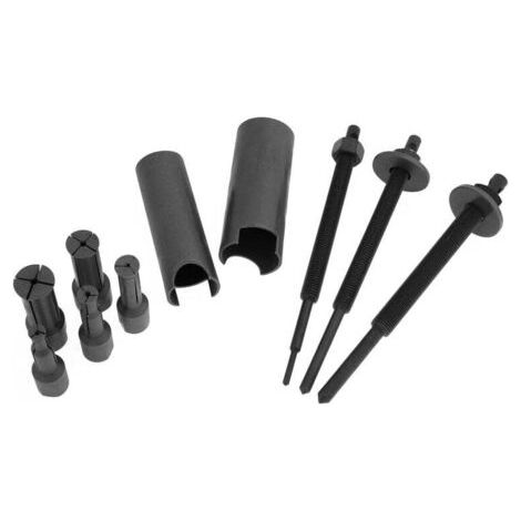Extracteurs de roulement moto,Outil de démontage de huit pièces de palier interne,noir (1/4)