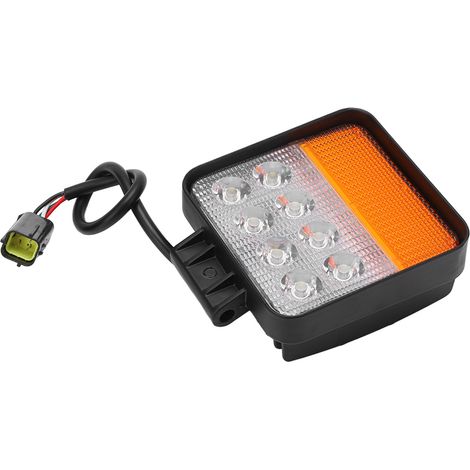 Feu arrière LED pour remorque, carré, ultra lumineux, alliage d'aluminium anticorrosion, sécurité, 10-80 V CC (1/5)