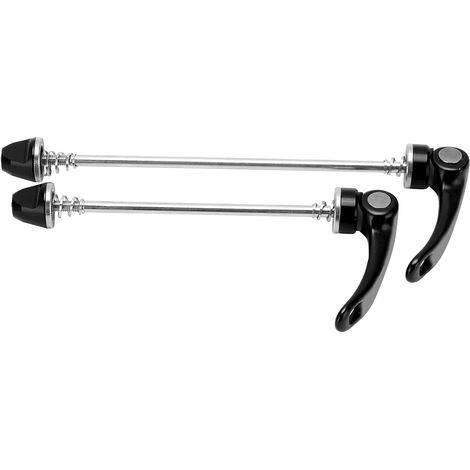 Bolany Levier de Serrage Rapide pour Moyeu de Vélo, Alliage d'Aluminium 100mm, Pièces Arrière 135mm Noir (1/5)
