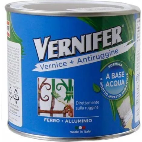 Smalto Antiruggine Vernifer Base Acqua 500 ml AREXONS - Bianco Brillante (1/5)