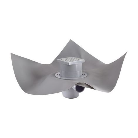 SET PER DOCCIA A PAVIMENTO "GULLY Q" CON GRIGLIA E FOGLIO TEA Misura: Foglio 1500 x 1800 mm (1/2)